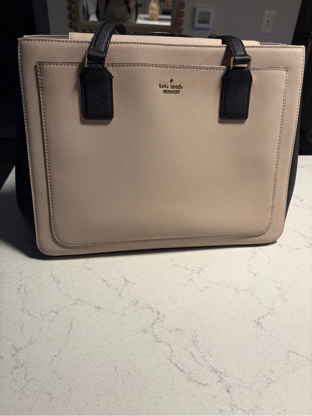 kate spade Cameron Street Zooey Tote | Cream & Black | Excellent Condition